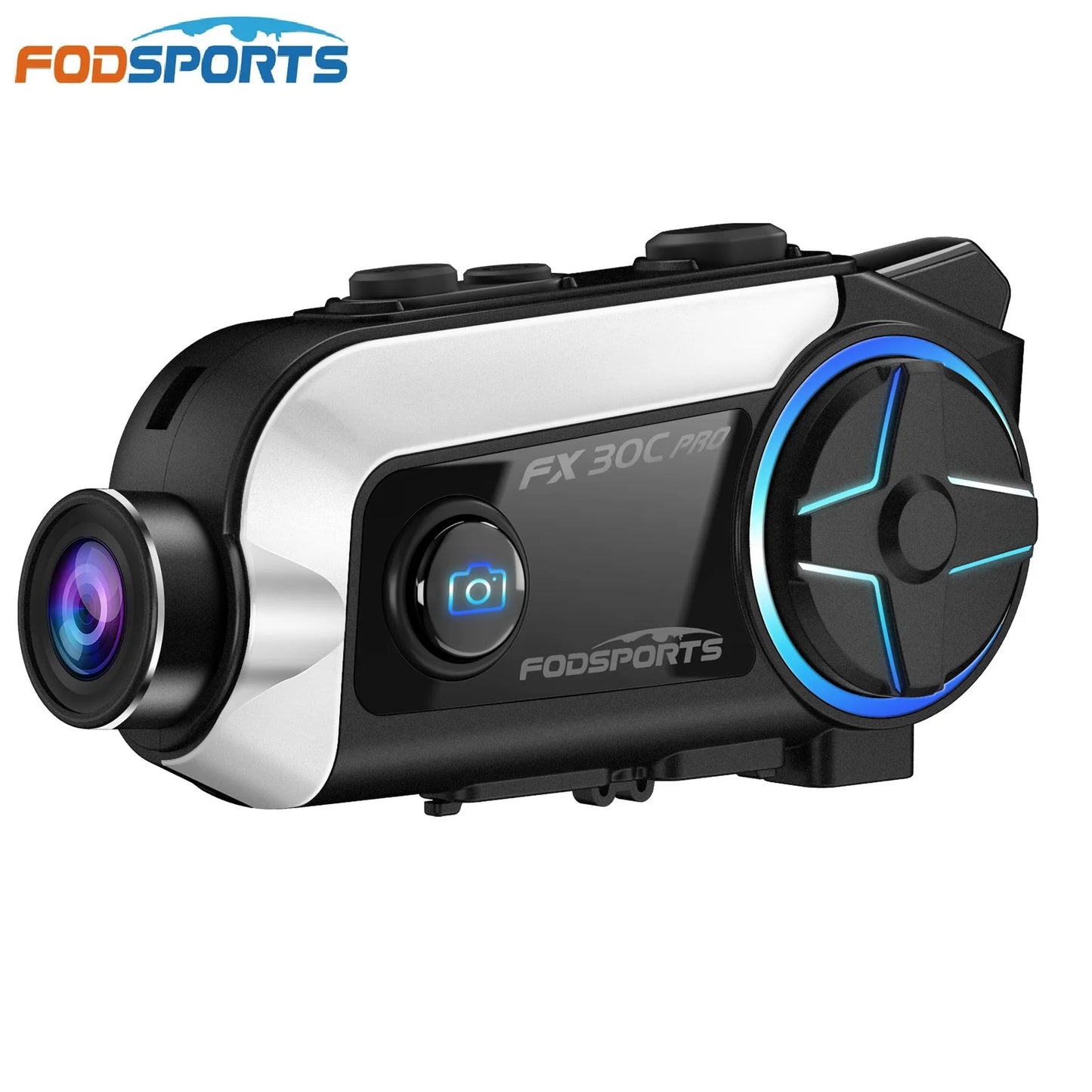 Fodsports FX30C Pro Motorcycle Intercom Helmet Bluetooth Headset