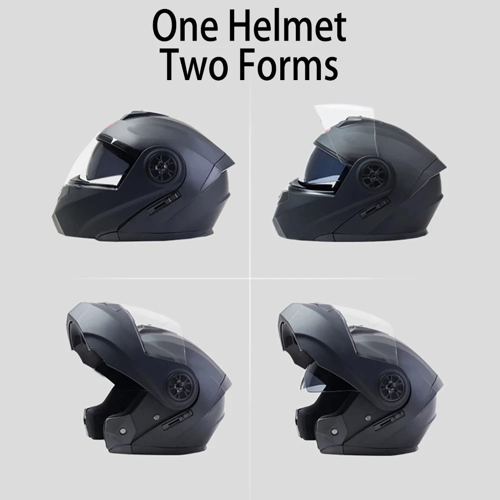 DOT Approved Double Lens Motorcycle Racing Helmet