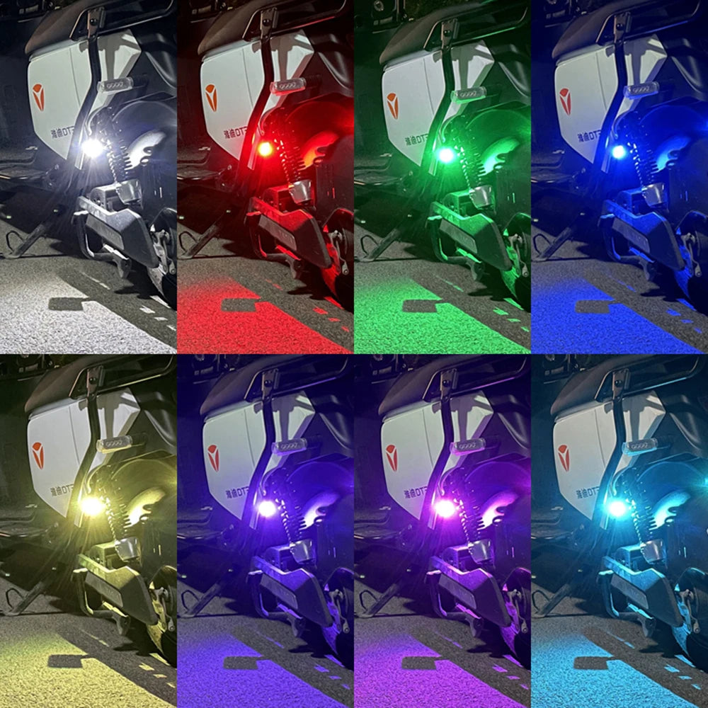 10x 4x 8 Colors Wireless Remote Control LED Strobe Light