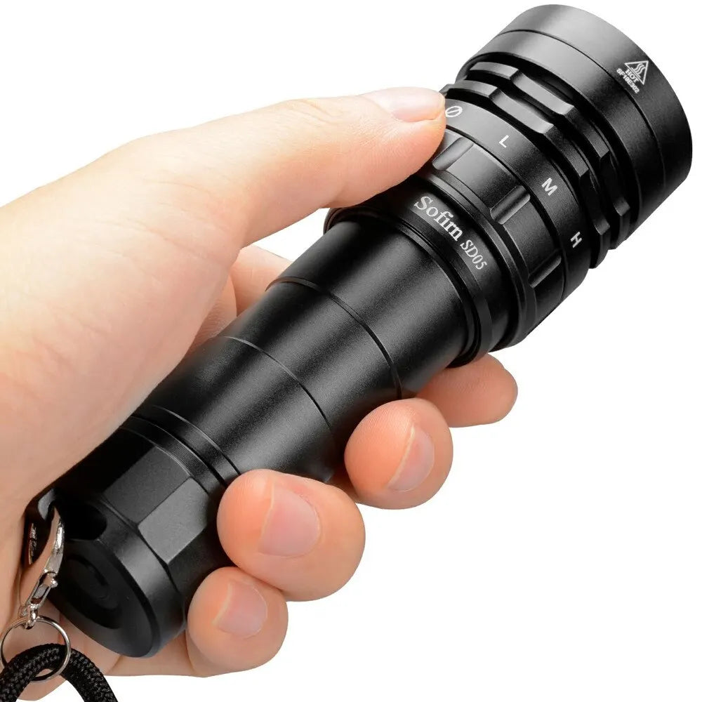 Sofirn Super Bright 3000lm 21700 Flashlight with Magnetic Switch