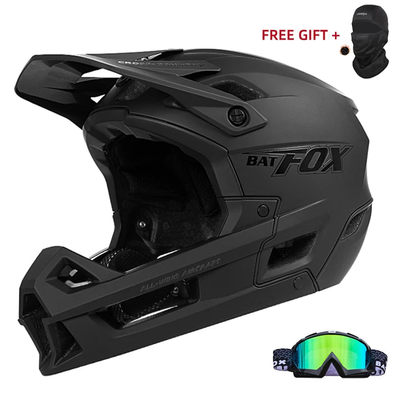 BATFOX Full Face Mountain Bike Helmet