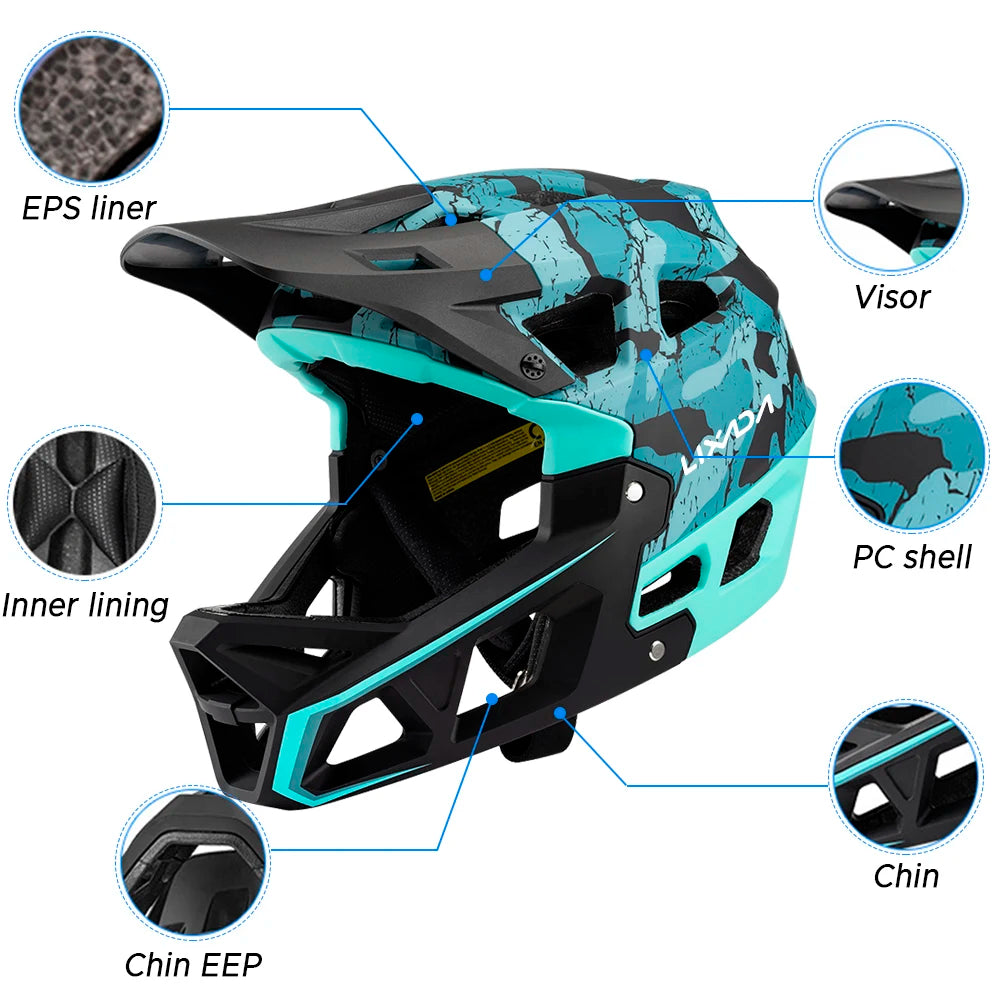 Full Face Mountain Bike Helmet