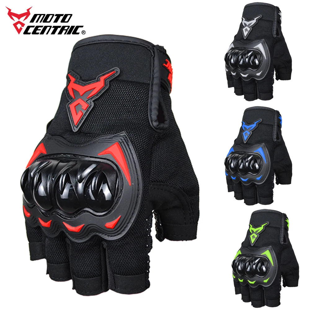 MOTOCENTRIC Half Finger Cycling Gloves Anti-fall Palm Guard