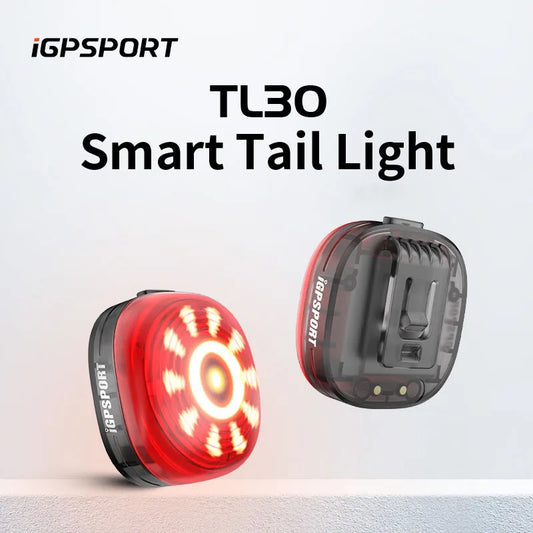 iGPSPORT TL30 Smart Tail Light Rear Bike 6 Modes