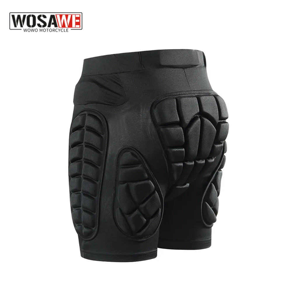 WOSAWE Motorcycle Shorts Skating Hip protector MTB Motocross Hip Paddeds Skiing Snowboard Shorts Protective Gear