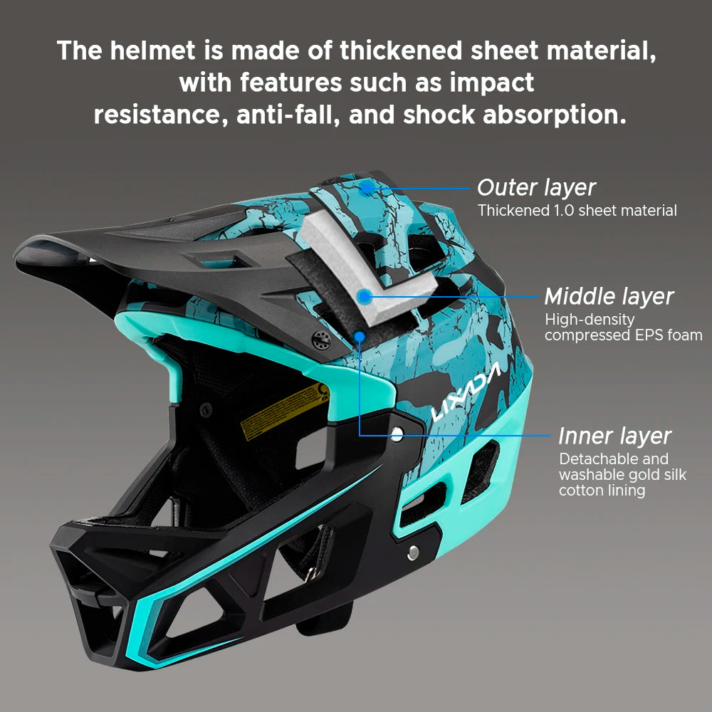 Full Face Mountain Bike Helmet