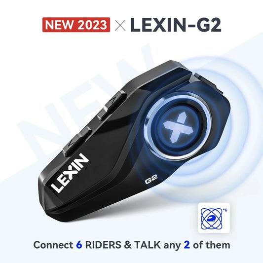 Lexin G2 Motorcycle Intercom Helmet Bluetooth Headsets